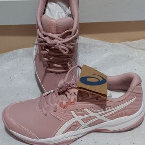 ASICS Pink and White Women's Athletic Sneakers